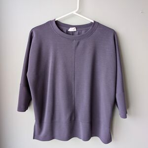 Sage Purple Crewneck Tee